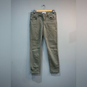 Khaki Green Sonoma Skinny Jeans Size 6S VGUC
